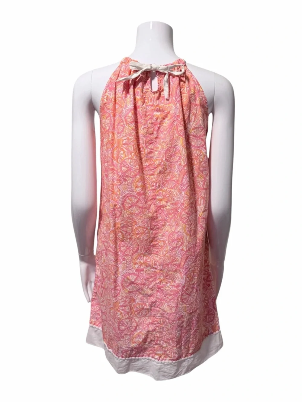 Lilly Pulitzer Halter Shift Dress Size Girls 14 Ten Speed 100 Cotton